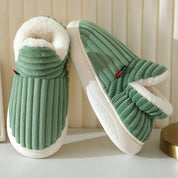 Warme dames pantoffels met bontvoering | Comfortabele winter slippers