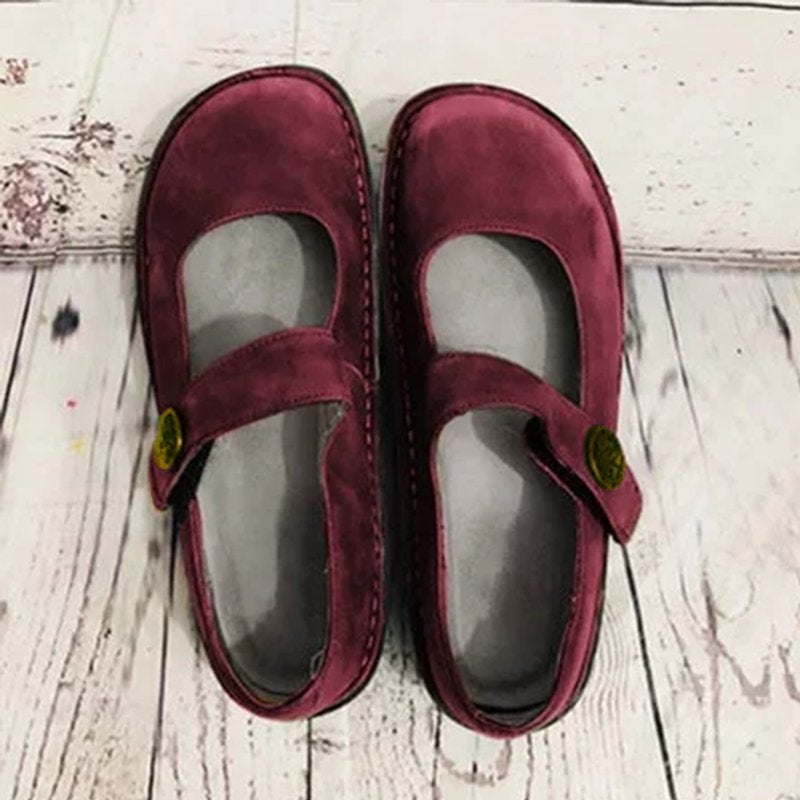 Mary Jane Schoenen met Klittenbandsluiting - Zomer Instappers