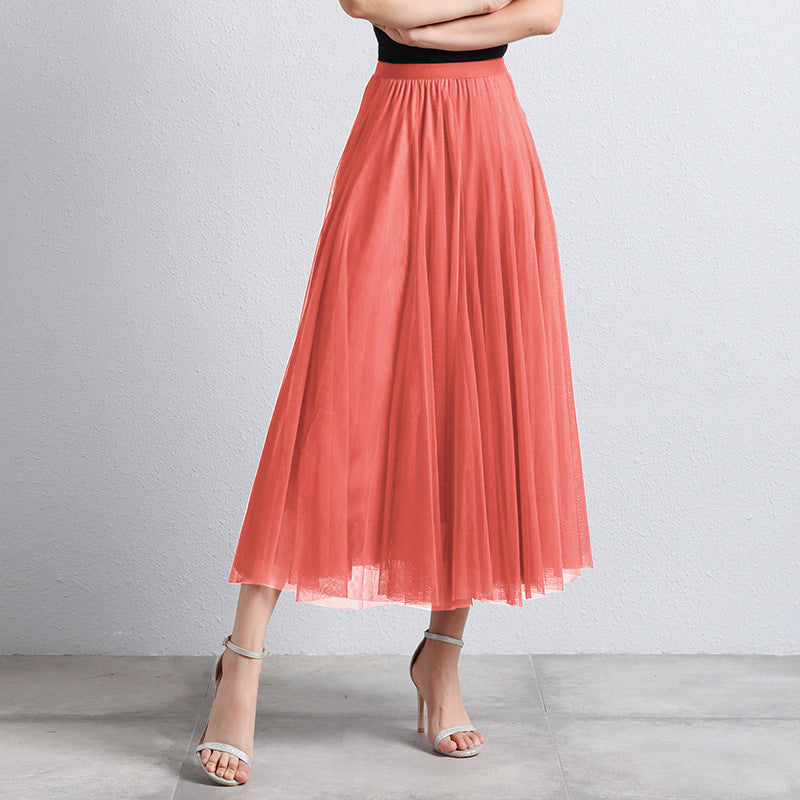 Midi Tule Rok Dames met Gelaagde Stof | Feestelijke Tutu Rok