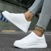 Dames sneakers | Comfortabele lage sportschoenen met dikke zool
