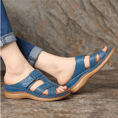 Dames sandalen met dikke zool