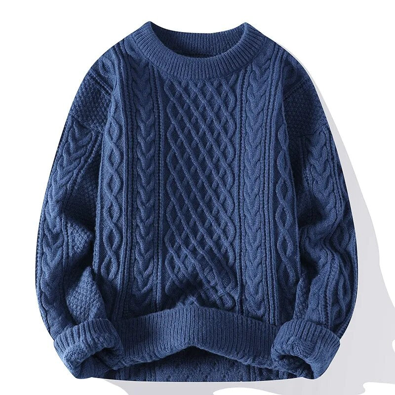 Warme dames gebreide trui | Comfortabele winter sweater met stijlvol patroon