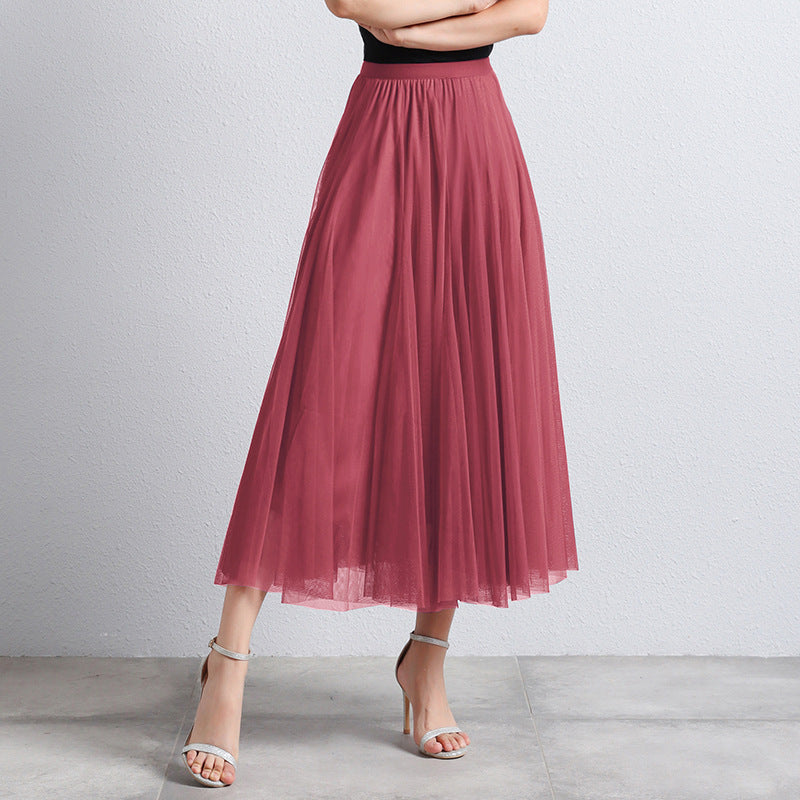 Midi Tule Rok Dames met Gelaagde Stof | Feestelijke Tutu Rok