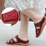 Dames sandalen met dikke zool