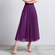 Midi Tule Rok Dames met Gelaagde Stof | Feestelijke Tutu Rok