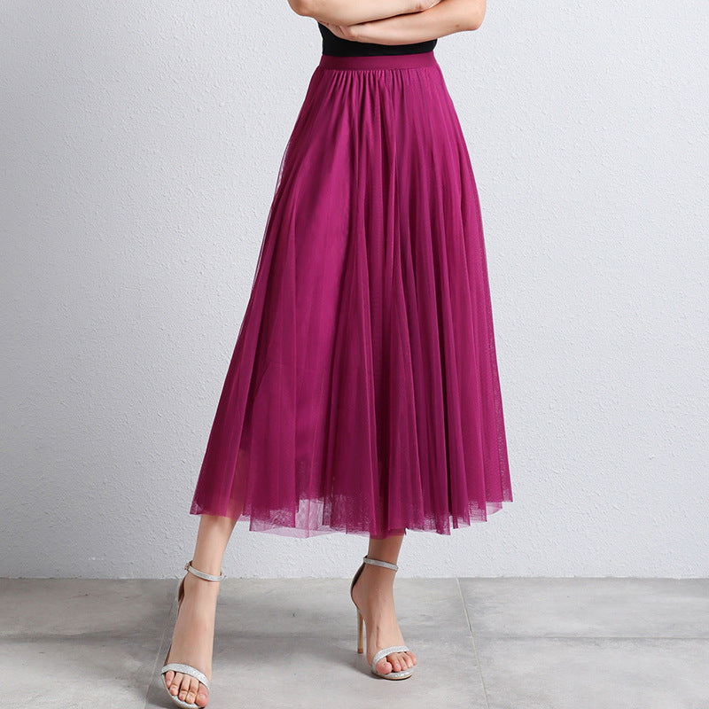 Midi Tule Rok Dames met Gelaagde Stof | Feestelijke Tutu Rok
