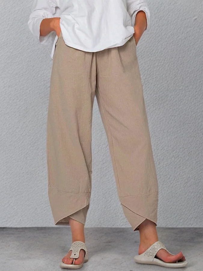 Dames broek met losse pasvorm voor dagelijks dragen