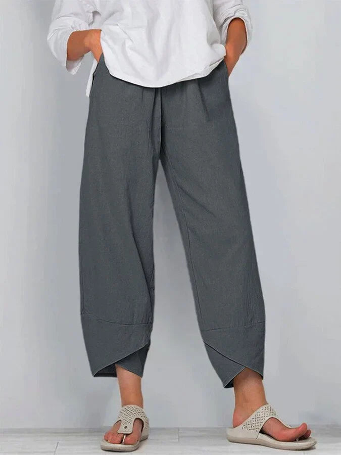 Dames broek met losse pasvorm voor dagelijks dragen