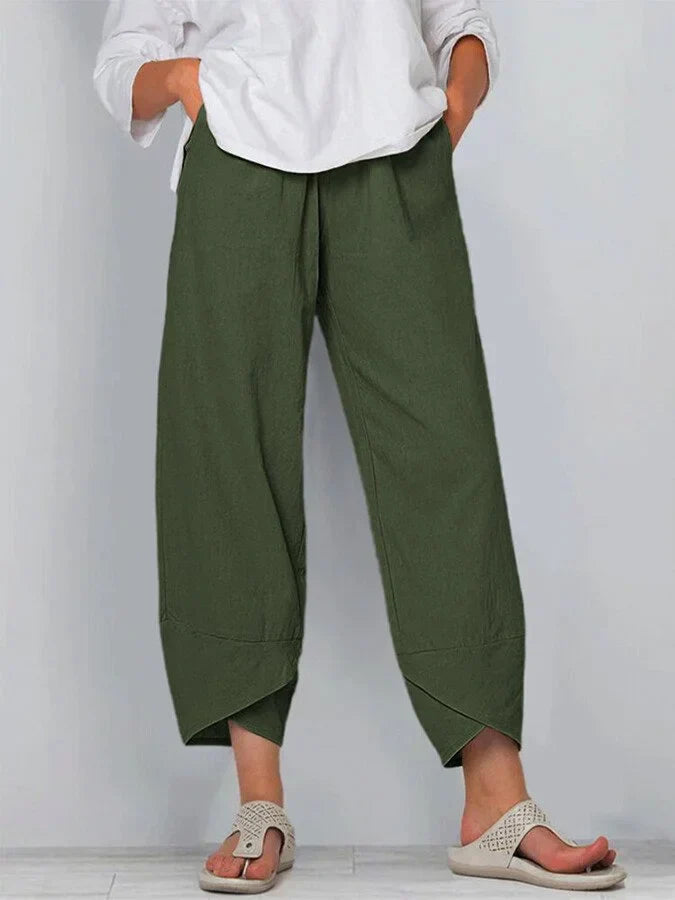 Dames broek met losse pasvorm voor dagelijks dragen