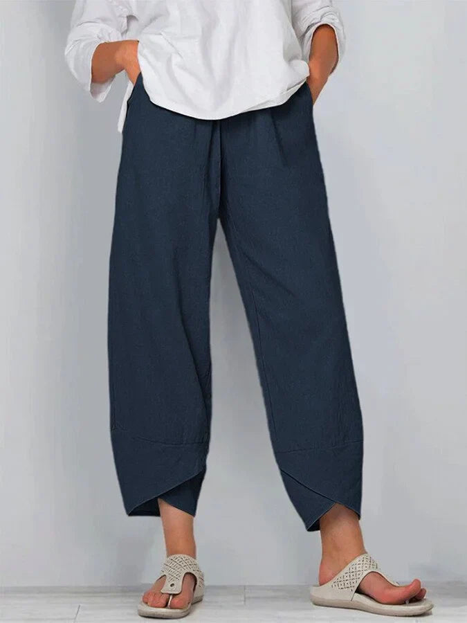 Dames broek met losse pasvorm voor dagelijks dragen