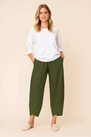 Dames broek met losse pasvorm voor dagelijks dragen