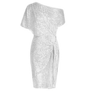 Dames cocktailjurk met pailletten en bodycon pasvorm
