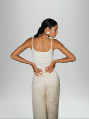 Dames cami top | Slim fit basic met spaghettibandjes