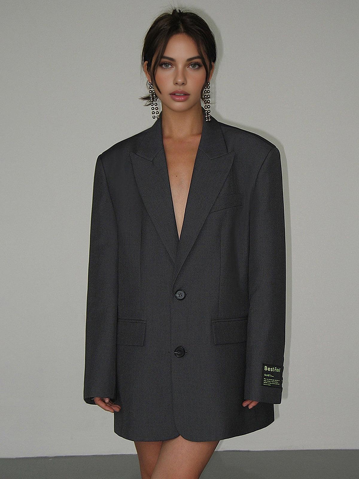 Oversized Blazer Dames | Lange Pasvorm en Zakelijke Snit