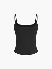 Dames cami top | Slim fit basic met spaghettibandjes