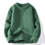 Warme dames gebreide trui | Comfortabele winter sweater met stijlvol patroon