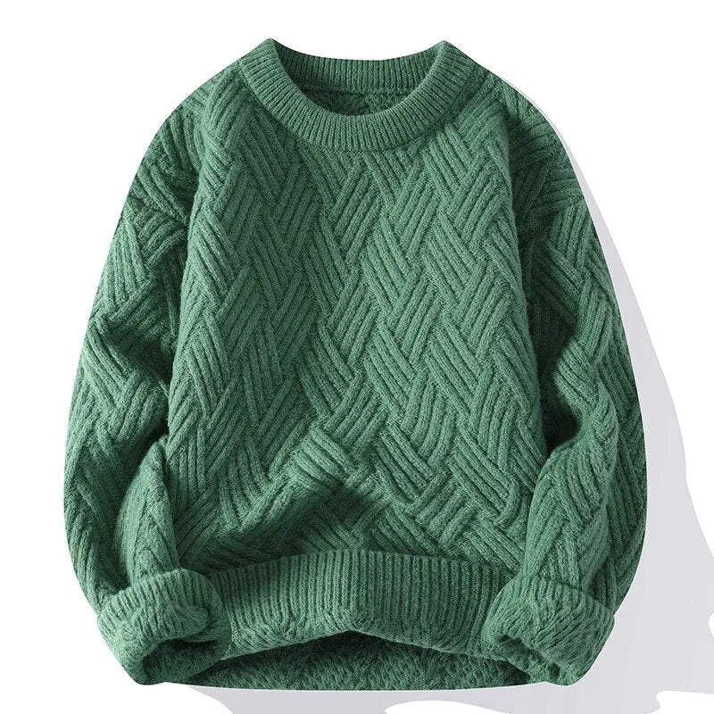 Warme dames gebreide trui | Comfortabele winter sweater met stijlvol patroon