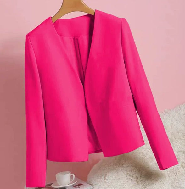 Zakelijke Blazer met Asymmetrische Pasvorm