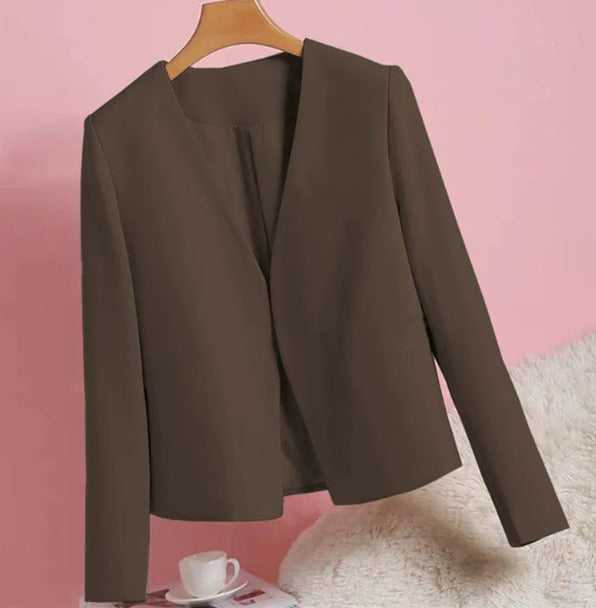 Zakelijke Blazer met Asymmetrische Pasvorm