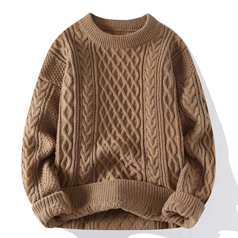 Warme dames gebreide trui | Comfortabele winter sweater met stijlvol patroon