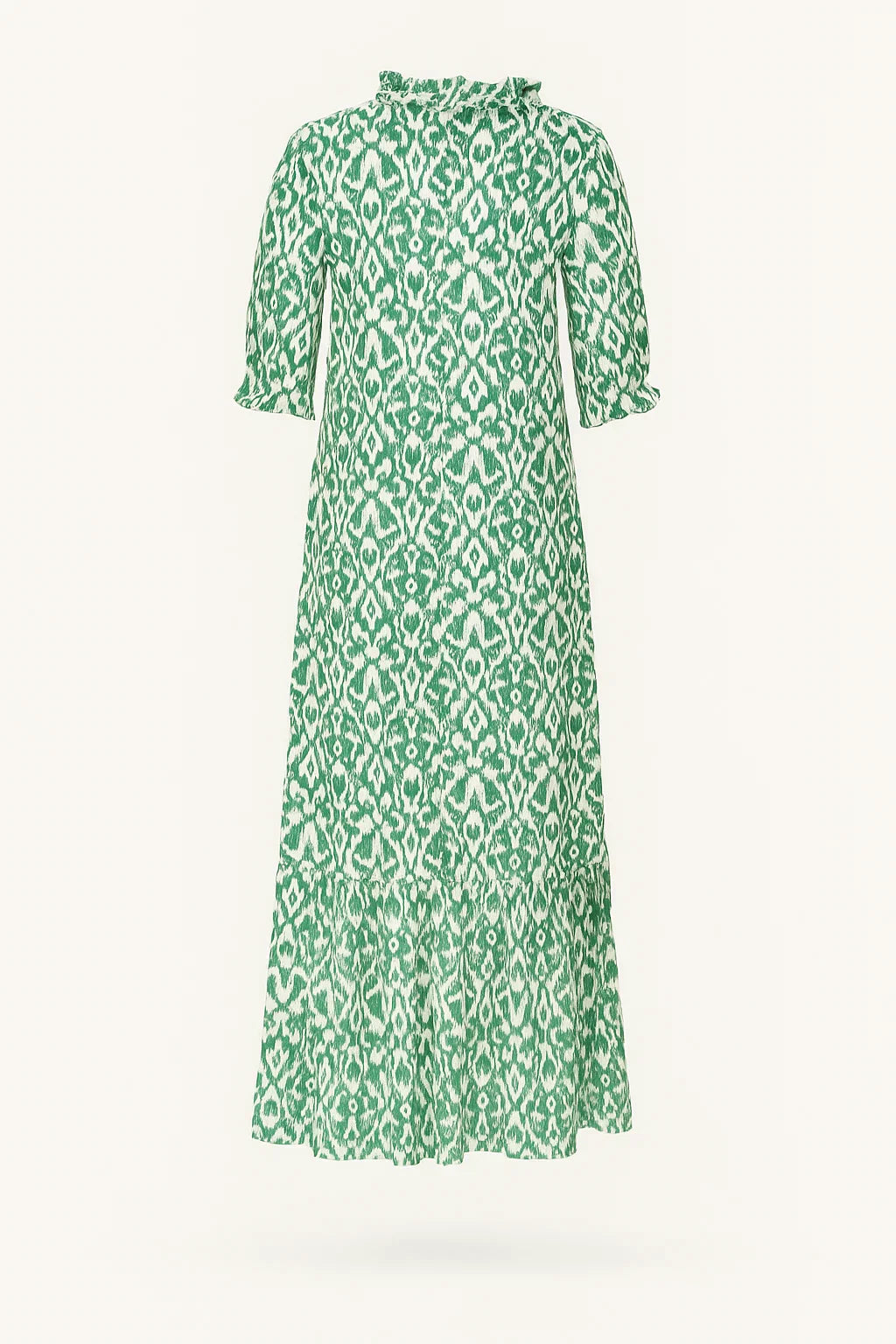 Dames zomerjurk maxi met etnische print en luchtige pasvorm