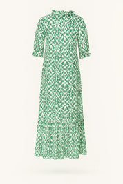 Dames zomerjurk maxi met etnische print en luchtige pasvorm