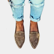 Dames loafers met spitse neus voor lente en zomer