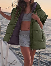 Dames bodywarmer – Gewatteerde mouwloze jas voor dagelijks gebruik