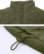 Gewatteerde dames bodywarmer met opstaande kraag | Winter