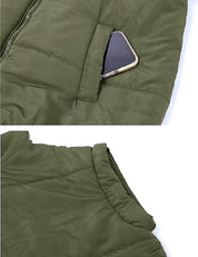 Gewatteerde dames bodywarmer met opstaande kraag | Winter