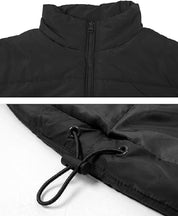 Gewatteerde dames bodywarmer met opstaande kraag | Winter