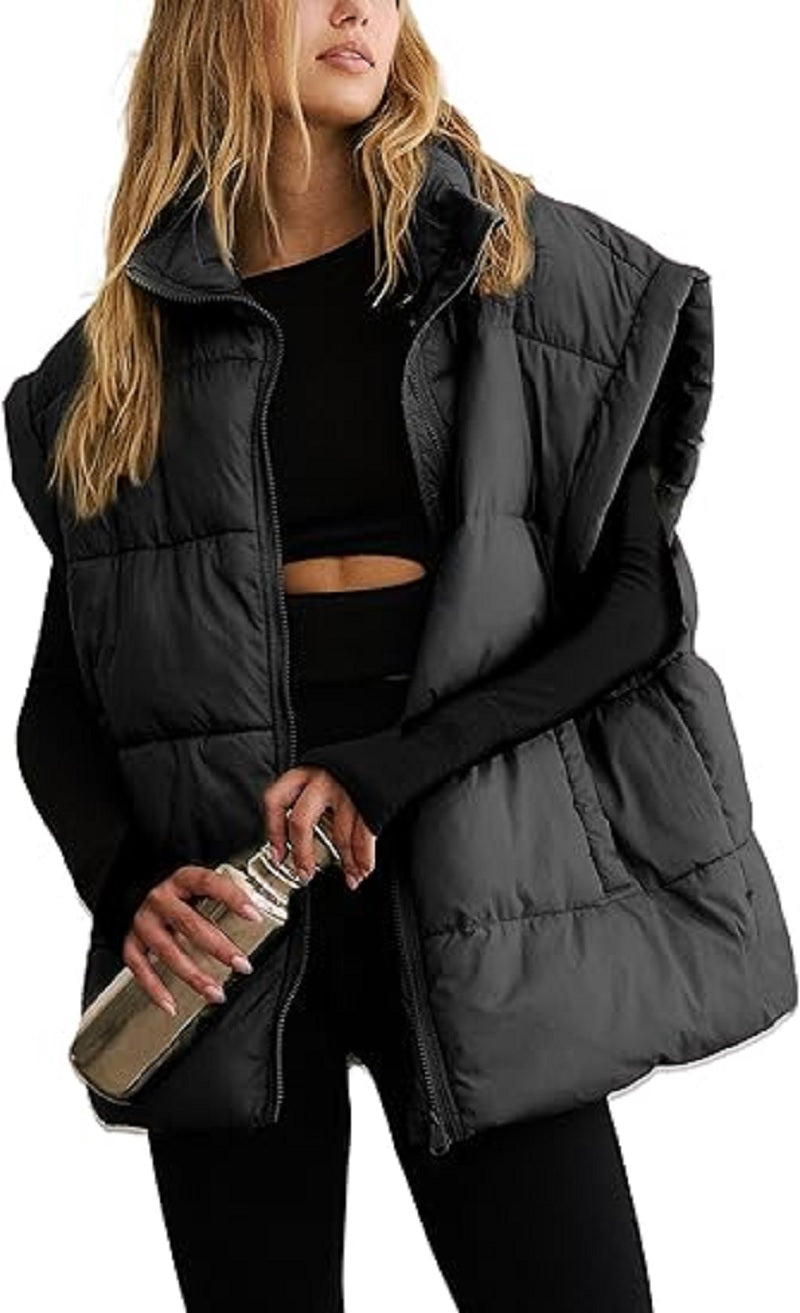 Dames bodywarmer – Gewatteerde mouwloze jas voor dagelijks gebruik