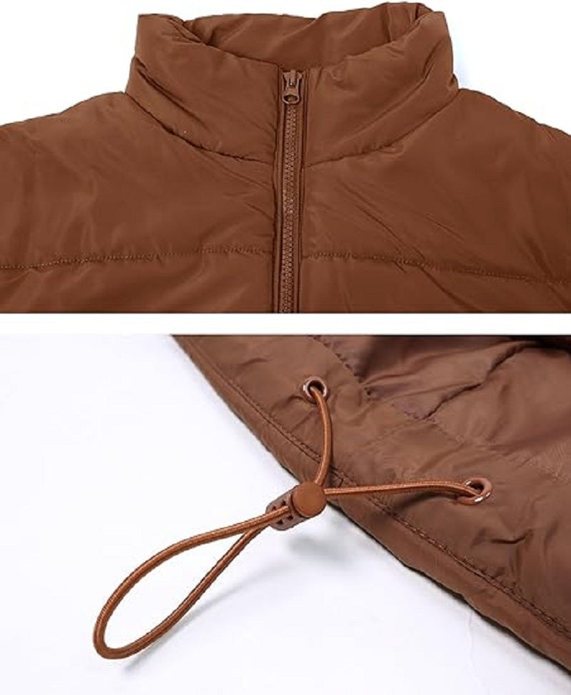 Gewatteerde dames bodywarmer met opstaande kraag | Winter