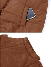 Gewatteerde dames bodywarmer met opstaande kraag | Winter