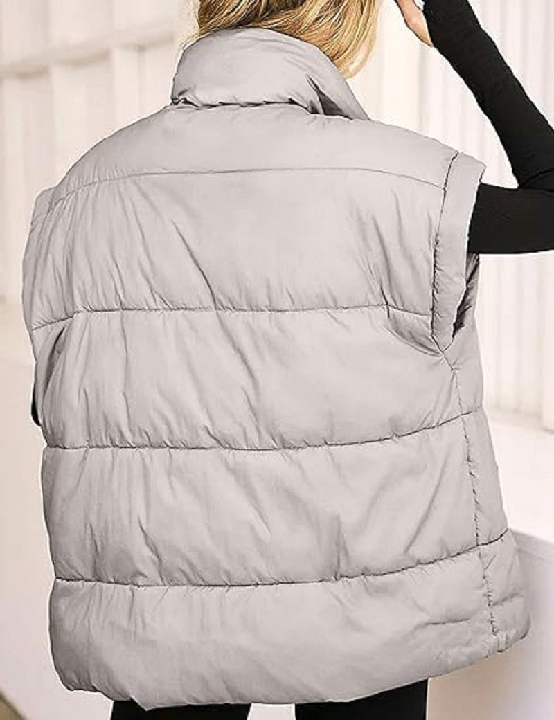 Dames bodywarmer – Gewatteerde mouwloze jas voor dagelijks gebruik