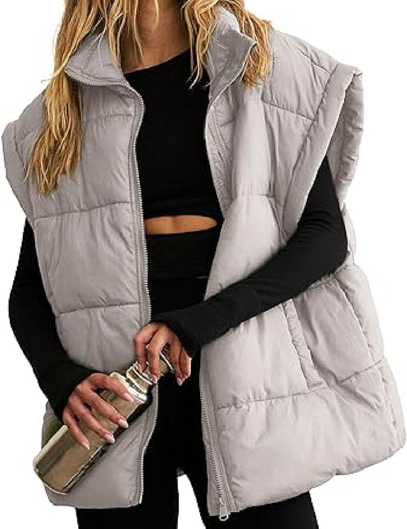Dames bodywarmer – Gewatteerde mouwloze jas voor dagelijks gebruik