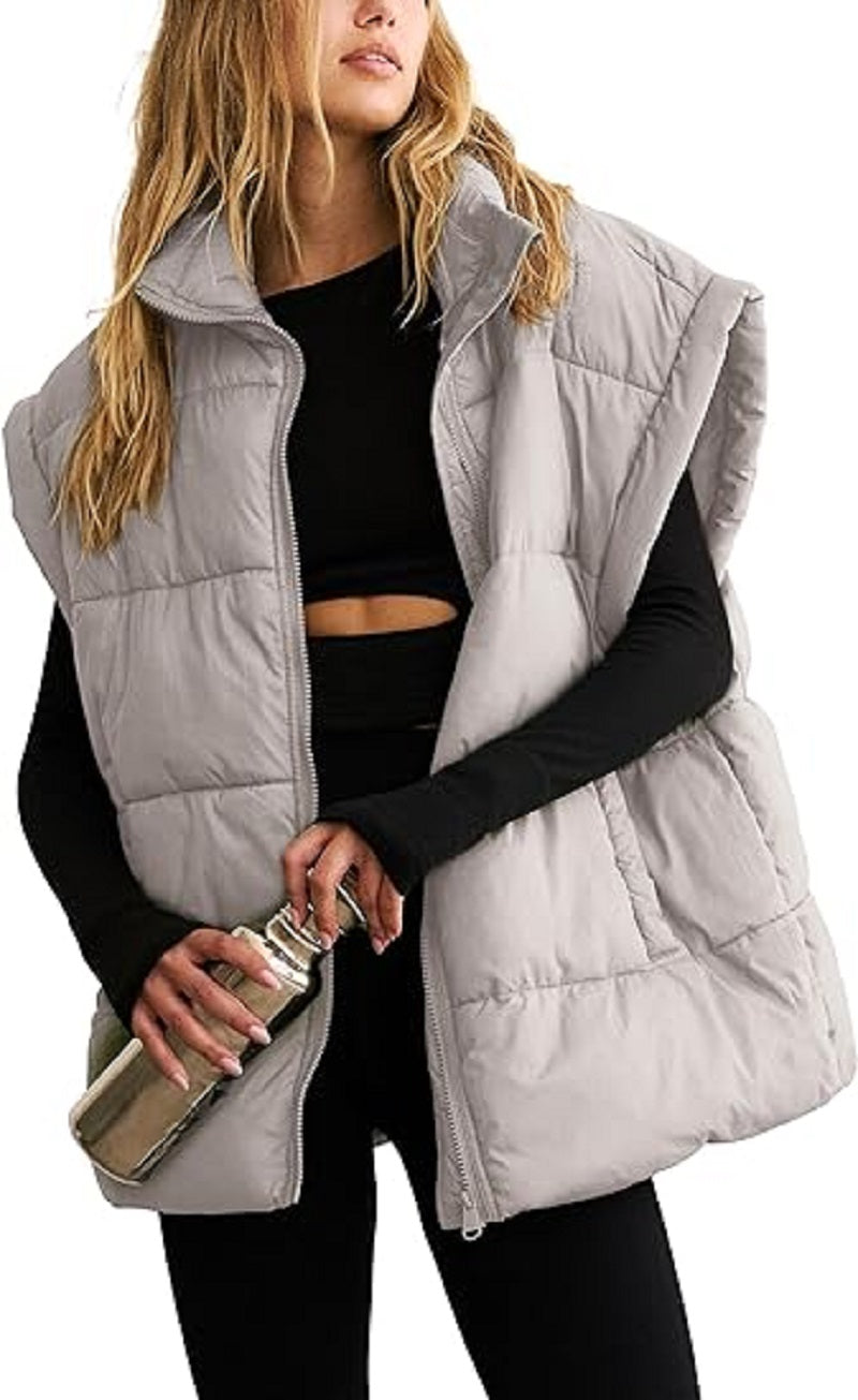 Dames bodywarmer – Gewatteerde mouwloze jas voor dagelijks gebruik