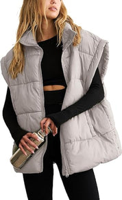 Dames bodywarmer – Gewatteerde mouwloze jas voor dagelijks gebruik