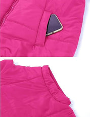 Gewatteerde dames bodywarmer met opstaande kraag | Winter