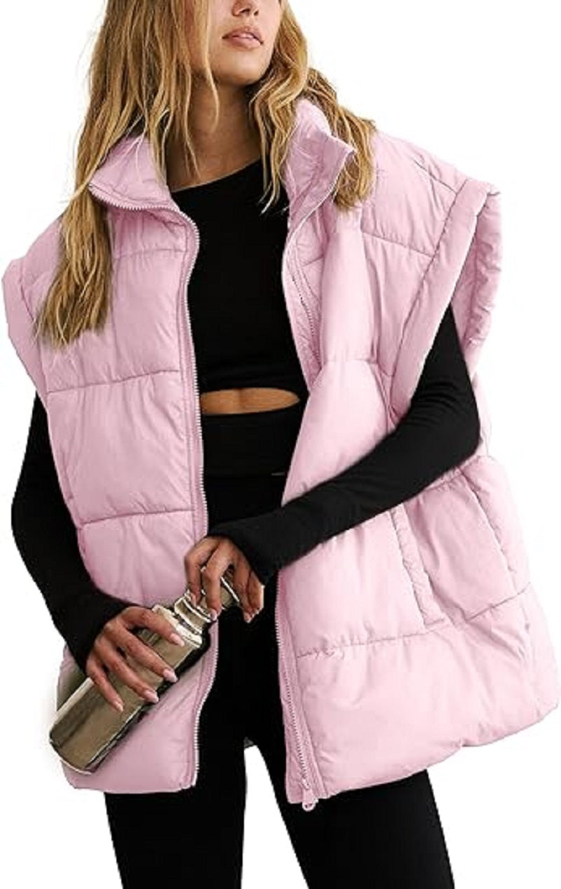 Dames bodywarmer – Gewatteerde mouwloze jas voor dagelijks gebruik