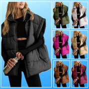 Dames bodywarmer – Gewatteerde mouwloze jas voor dagelijks gebruik