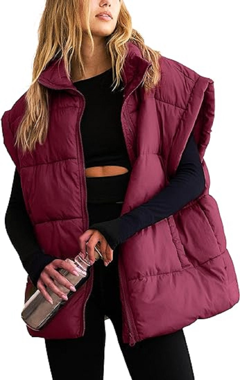 Dames bodywarmer – Gewatteerde mouwloze jas voor dagelijks gebruik