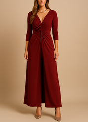 Dames tweedelige gala set | Lange top met bijpassende broek