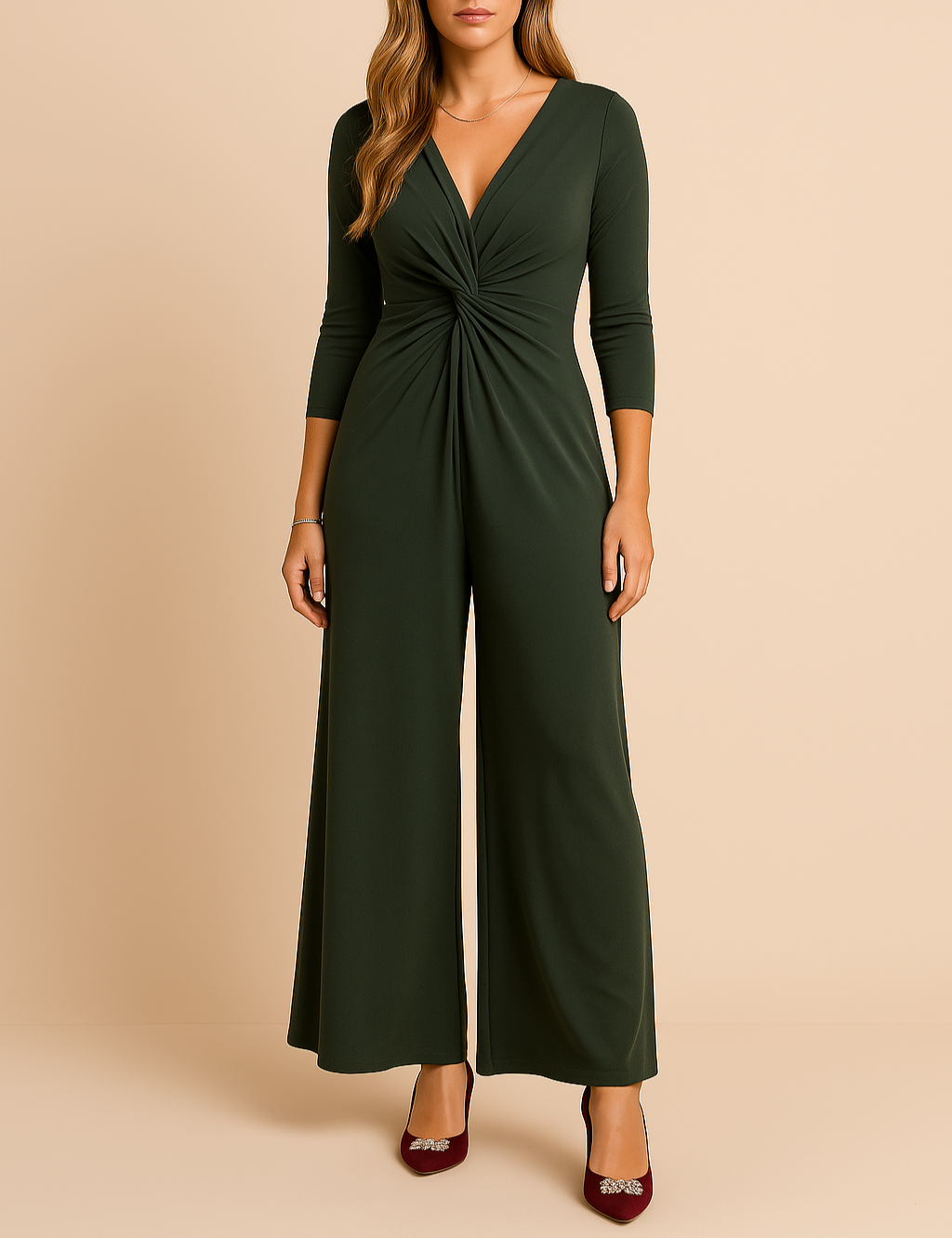 Dames tweedelige gala set | Lange top met bijpassende broek