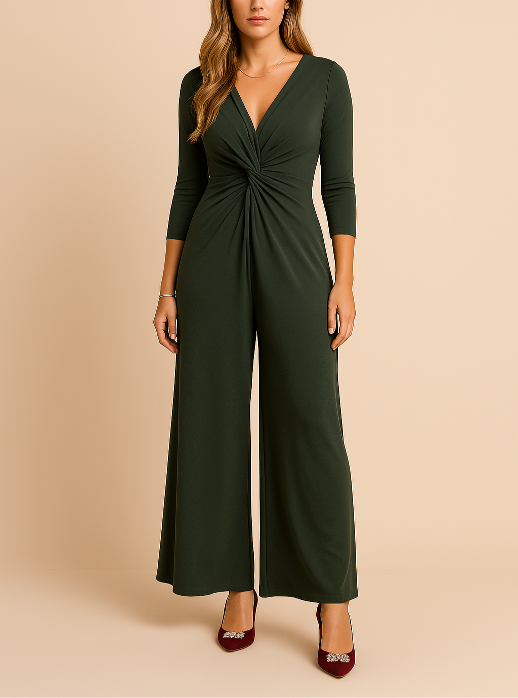 Dames tweedelige gala set | Lange top met bijpassende broek