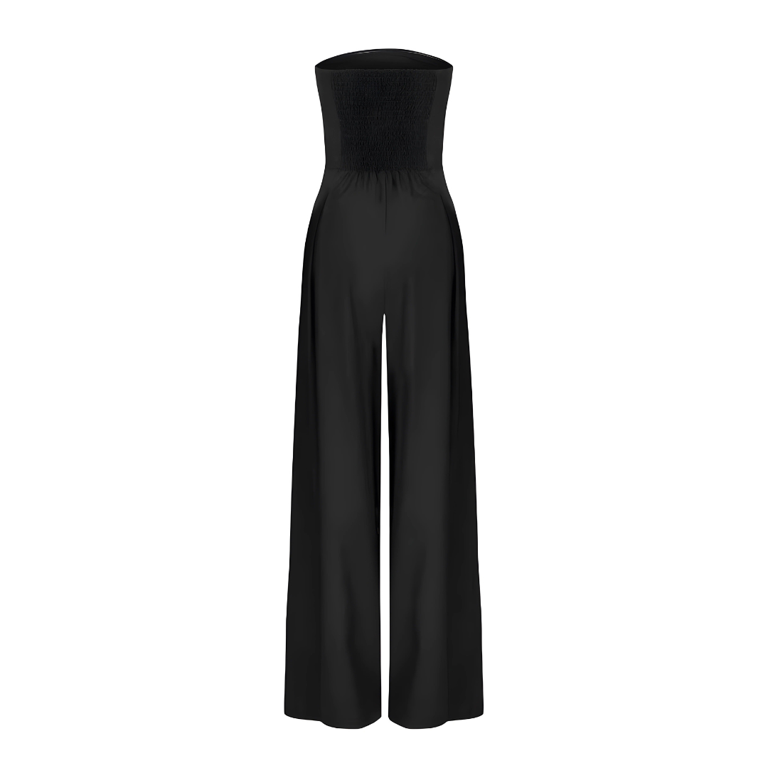 Dames jumpsuit mouwloos met corset effect voor zomer