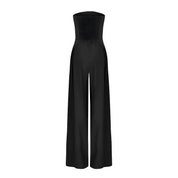 Dames jumpsuit mouwloos met corset effect voor zomer