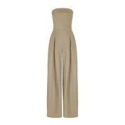 Dames jumpsuit mouwloos met corset effect voor zomer