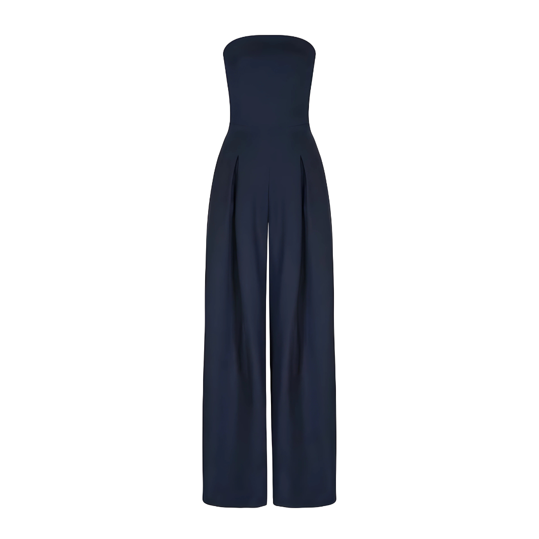 Dames jumpsuit mouwloos met corset effect voor zomer