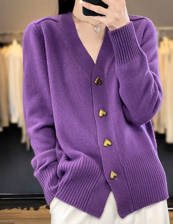 Dames vest | Met V-hals en knoopsluiting